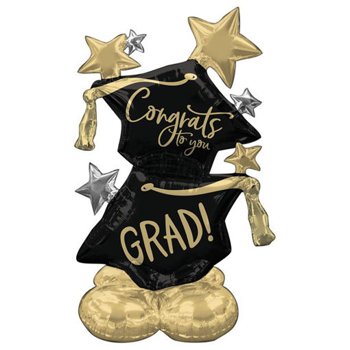 Picture of CONGRATS TO YOU GRAD AIRLOONZ FOIL BALLOON 51 INCH
